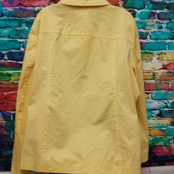 Studio works woman yellow 3X jacket - Picture 4 of 5